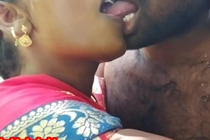 Desi horny girl was sliding to the forest and then calling her friend  kissing and fucking