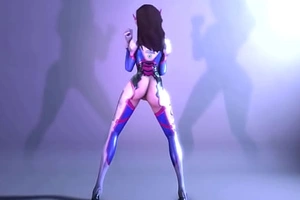 D.va-Dancing-Overwatch - Best Unorthodox 3D Cartoon