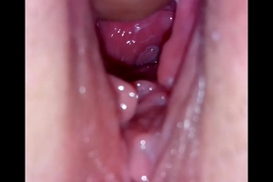 Close-up dominant cunt hole and vociferation