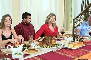 Moms bang legal age teenager - naughty family thanksgiving
