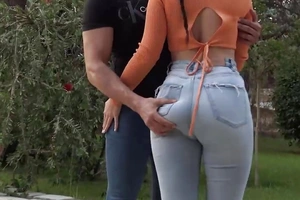 They love being seen! Candy Break away makes an outdoor porno give lucky BF