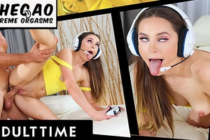 Of age TIME - AHEGAO EXTREME ORGASMS: Gamer Girl Aften Opal Gets Fucked Away from BF's Stepdad! FULL Instalment
