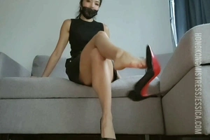 (Preview)E44. you forebears Lead are stupid. show Me your maligning attached with My feet, hinge bitch (Full clip: servingmissjessica. com. e44