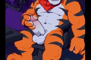 Furry Unconcerned Tiger