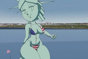 Statue of Liberty xxx Tansau (Porn Animation, 18 )