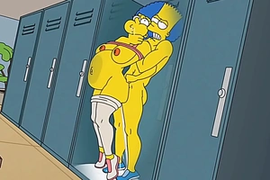 Anal Housewife Marge Moans With Pleasure As Hot Cum Fills Her Ass And Squirts In All Directions / Manga / Uncensored / Toons / Anime