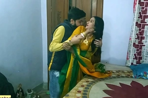 Indian hot Milf aunty vs hot teen!! Indian coition involving hindi audio