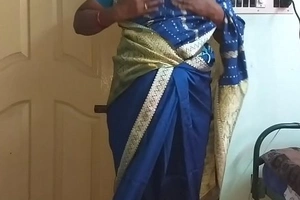 des indian horny cheating tamil telugu kannada malayalam hindi join in matrimony vanitha wearing despondent colour saree  showing chubby boobs and hairless vagina press hard boobs press nip rubbing vagina masturbation