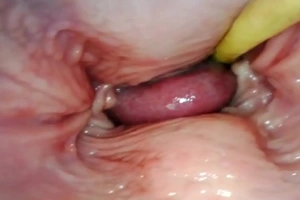 AMAZING INTERNAL POV. CAMERA INSIDE HER PUSSY To the fullest extent a finally I FILL HER WITH CUM