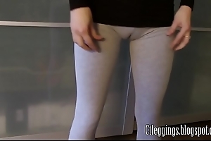 Limber up cameltoe forth age-old leggings.