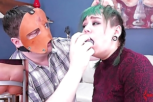 Sexy punk inclusive give bubble-butt receives a unending anal chastisement